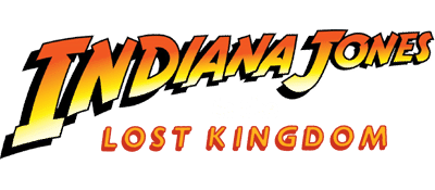 Indiana Jones In The Lost Kingdom logo for Commodore 64